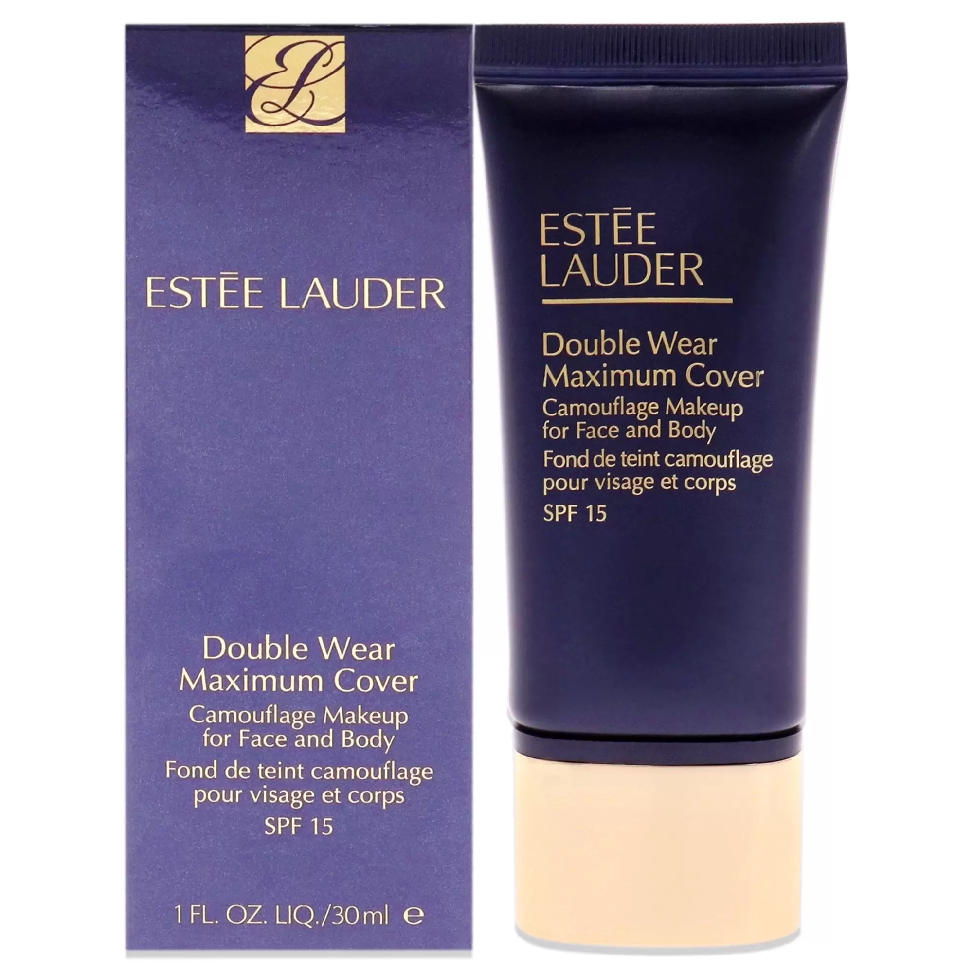 Estee Lauder Double Wear Maximum SPF 15 Cover Camouflage Makeup. 2C5 Creamy TAN . 1 Ounce