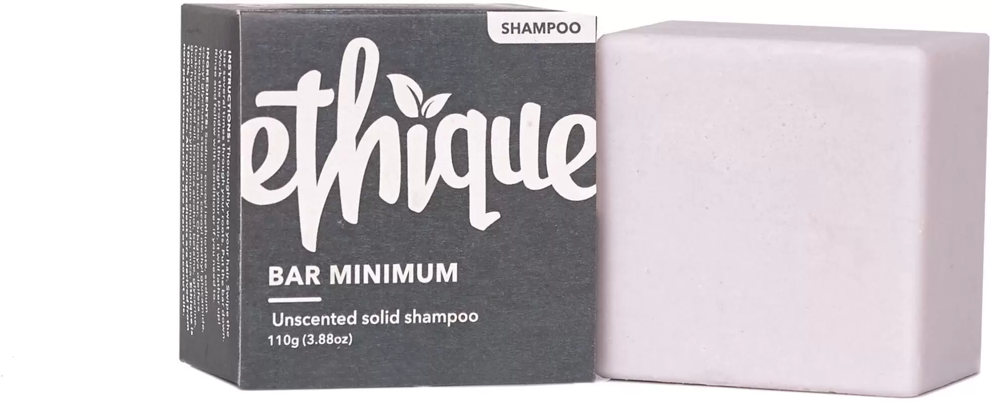 Ethique Bar Minimum Unscented Shampoo Bar for Sensitive Skin - 3.88oz