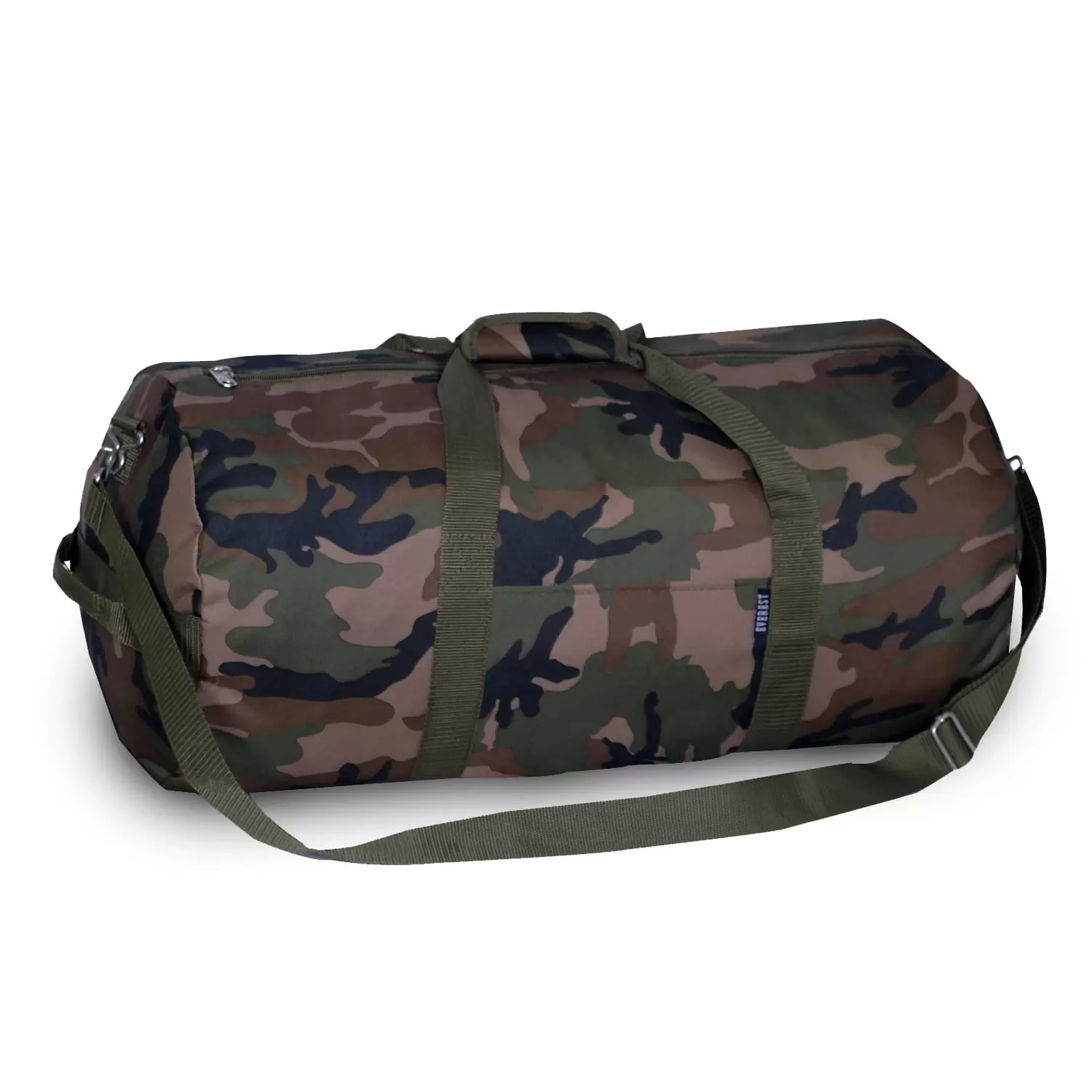 Everest Unisex 20-Inch Woodland Camo Round Duffel Camouflage