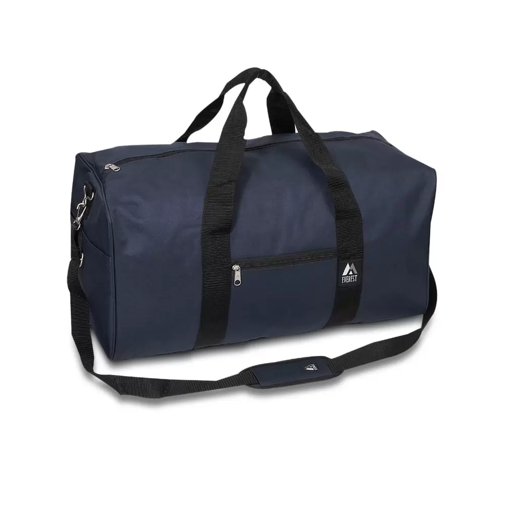 Everest Unisex Basic Gear Duffle Bag. Medium Navy