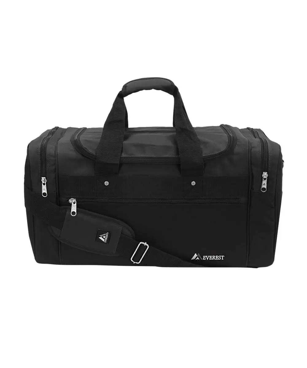 Everest Unisex Sports Duffel Bag Black