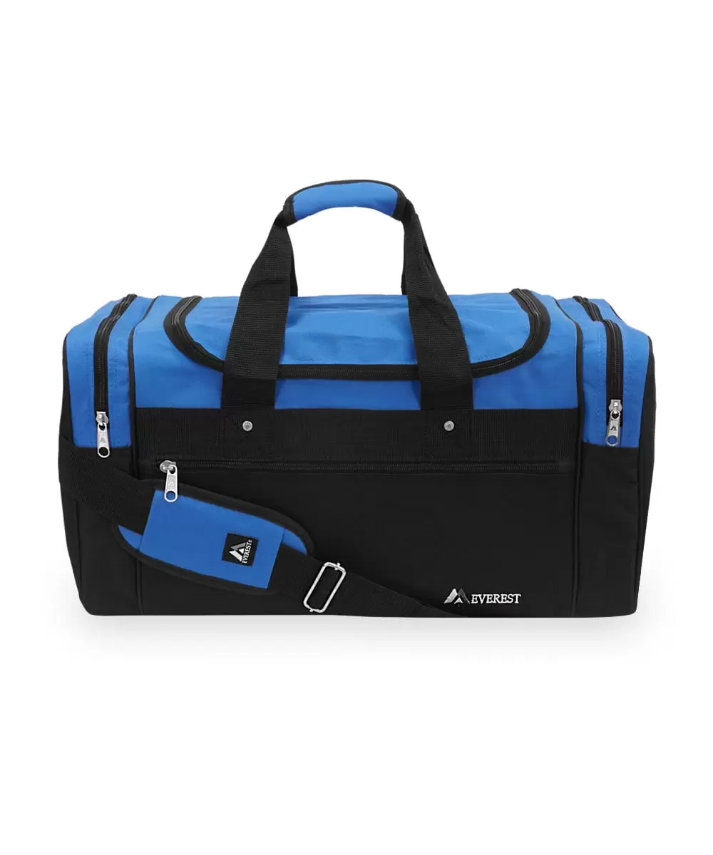 Everest Unisex Sports Duffel Bag. Large Royal Blue