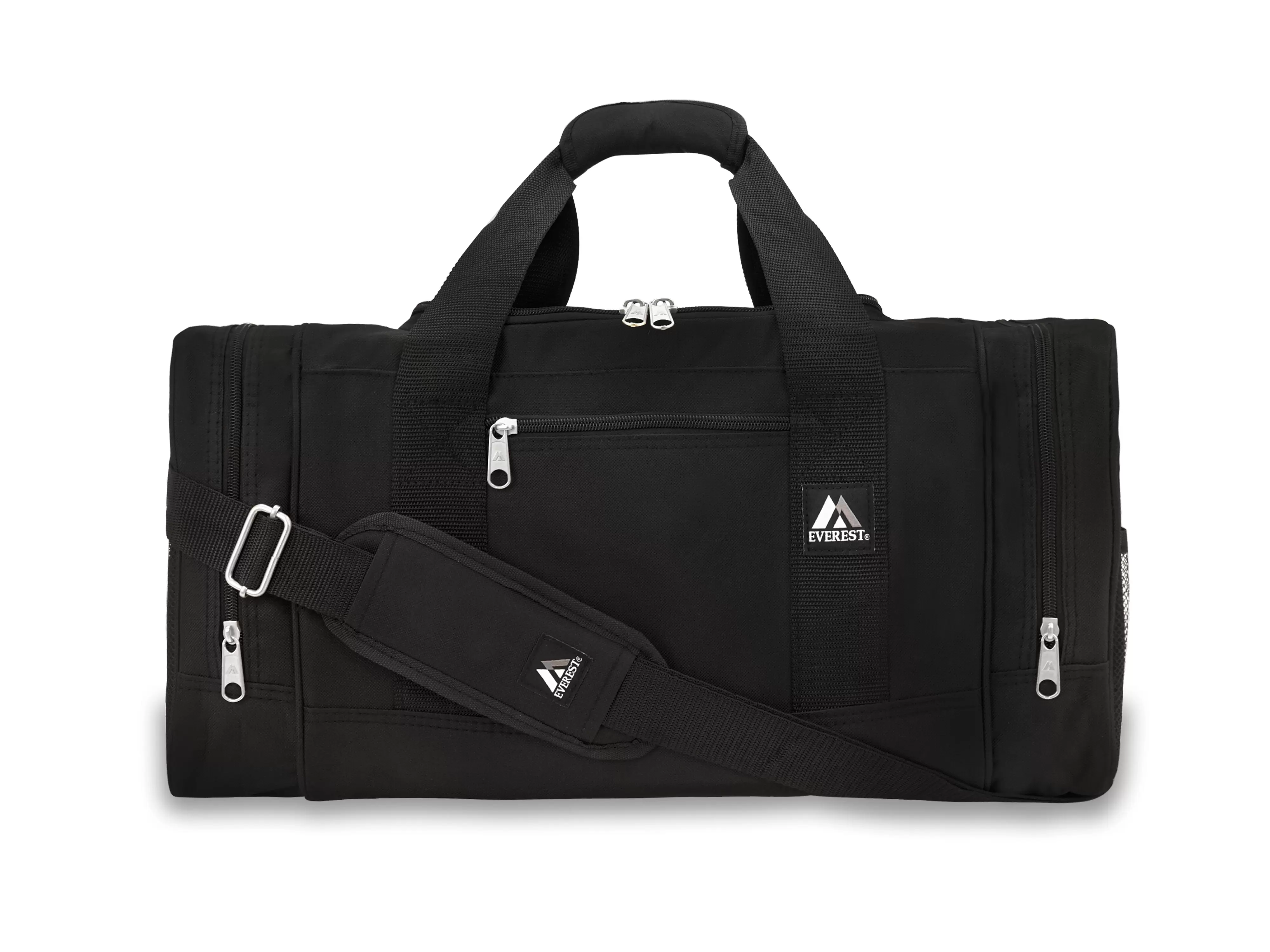 Everest Unisex Sporty Gear Duffel Bag Black