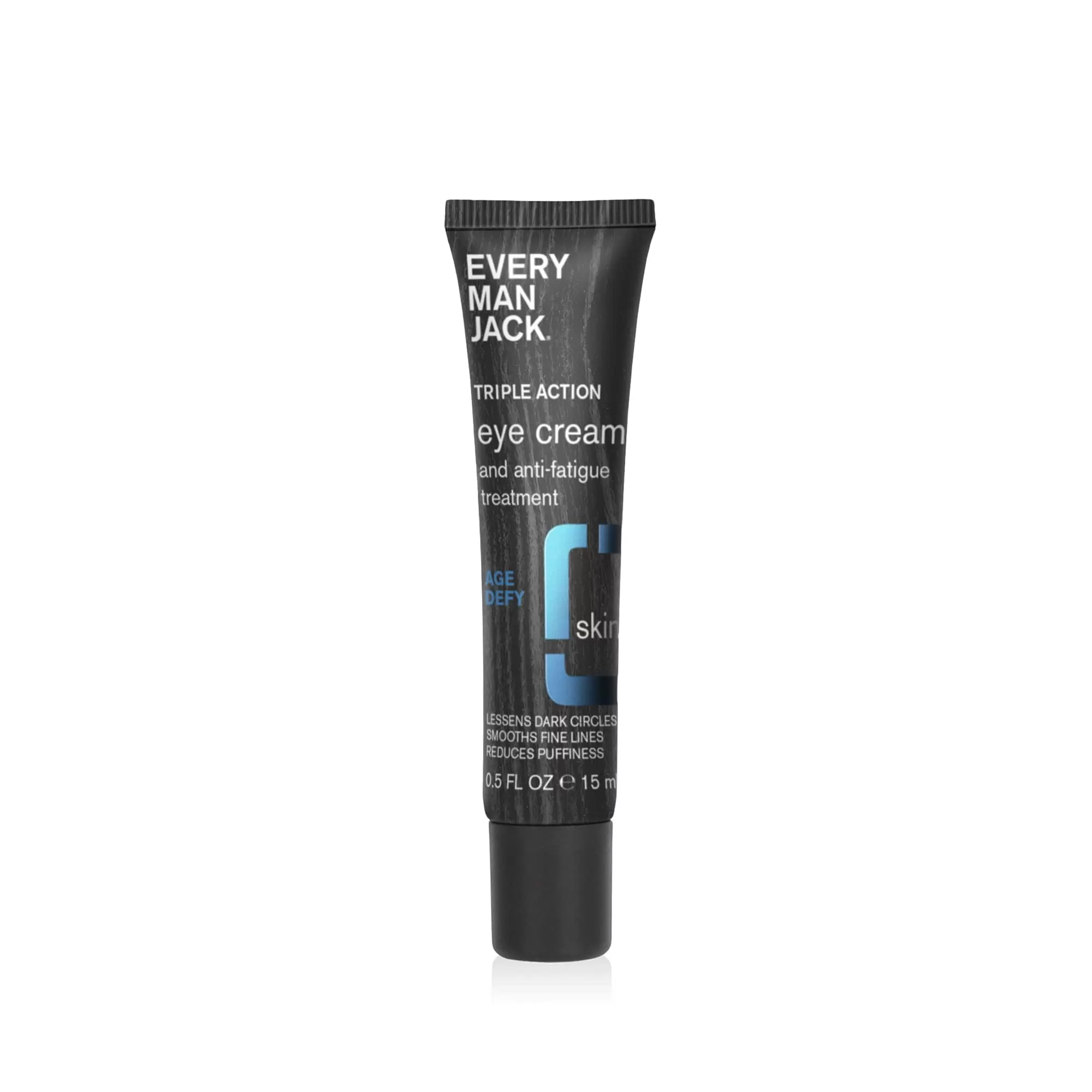 Every Man Jack Triple Action Anti Aging Eye Cream For Men - Reduce Dark Circles. Puffy Undereye Bags. And Fine Wrinkles Around The Eyes With Cocoa Butter. Aloe. And Myrtus Lead Extract - 0.5-Ounce.