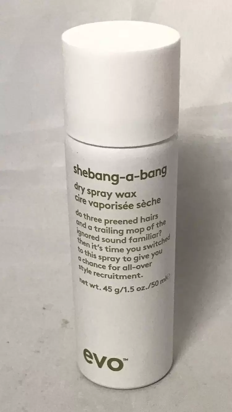 Evo Shebang-a-Bang Dry Spray Wax 1.5oz TRAVEL SIZE!