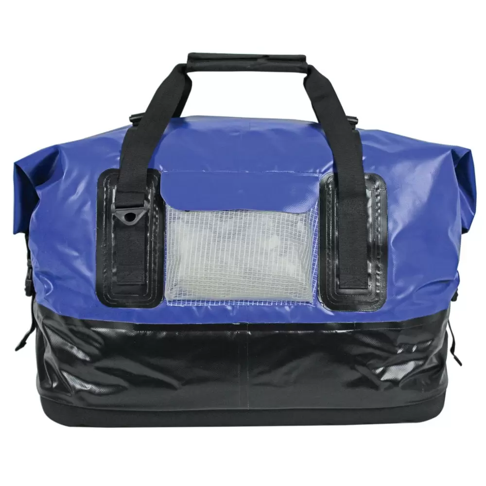 Extreme Max 3006.7342 Dry Tech Water-Resistant Roll-Top Duffel Bag - 70 Liter. Blue