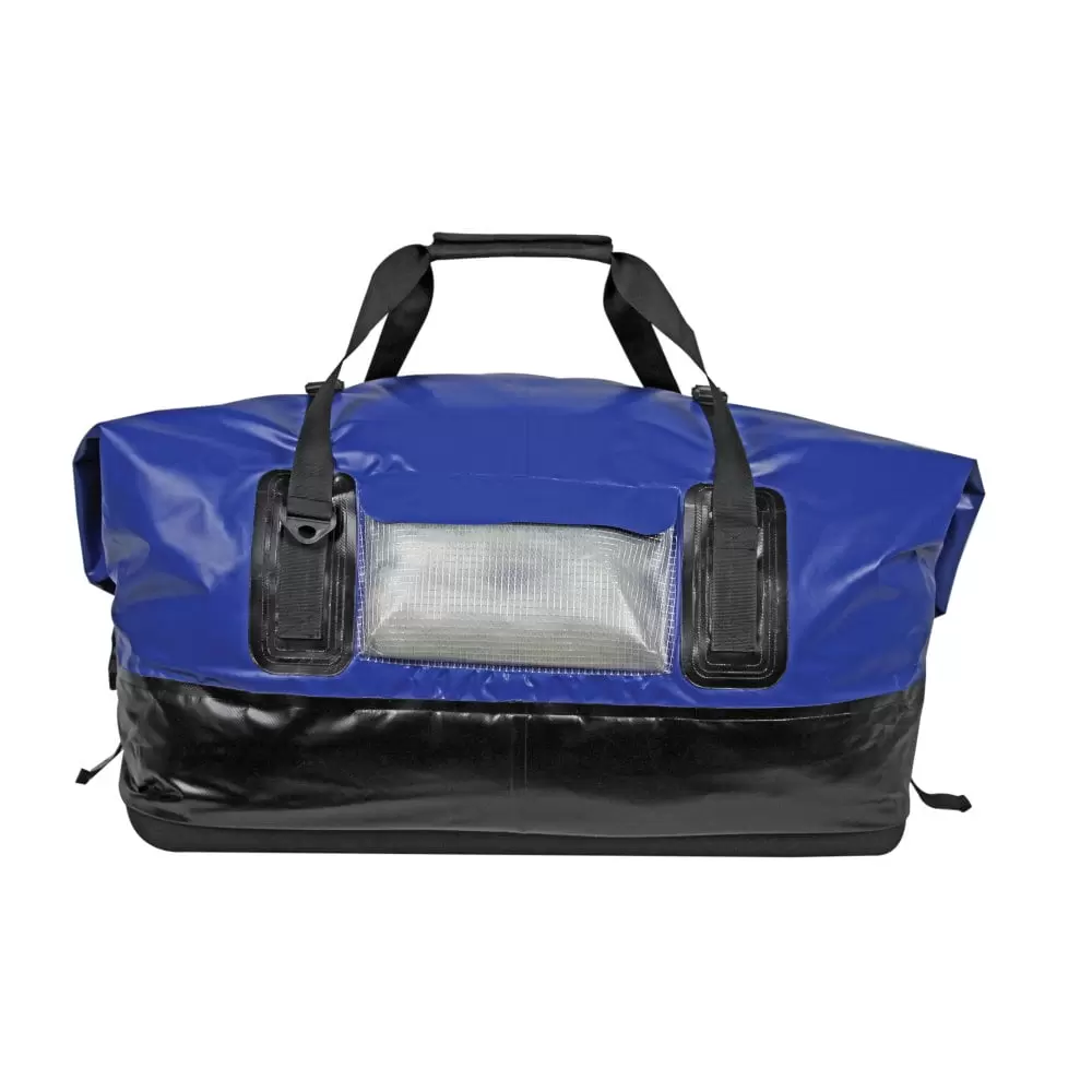 Extreme Max 3006.7345 Dry Tech Water-Resistant Roll-Top Duffel Bag - 110 Liter. Blue