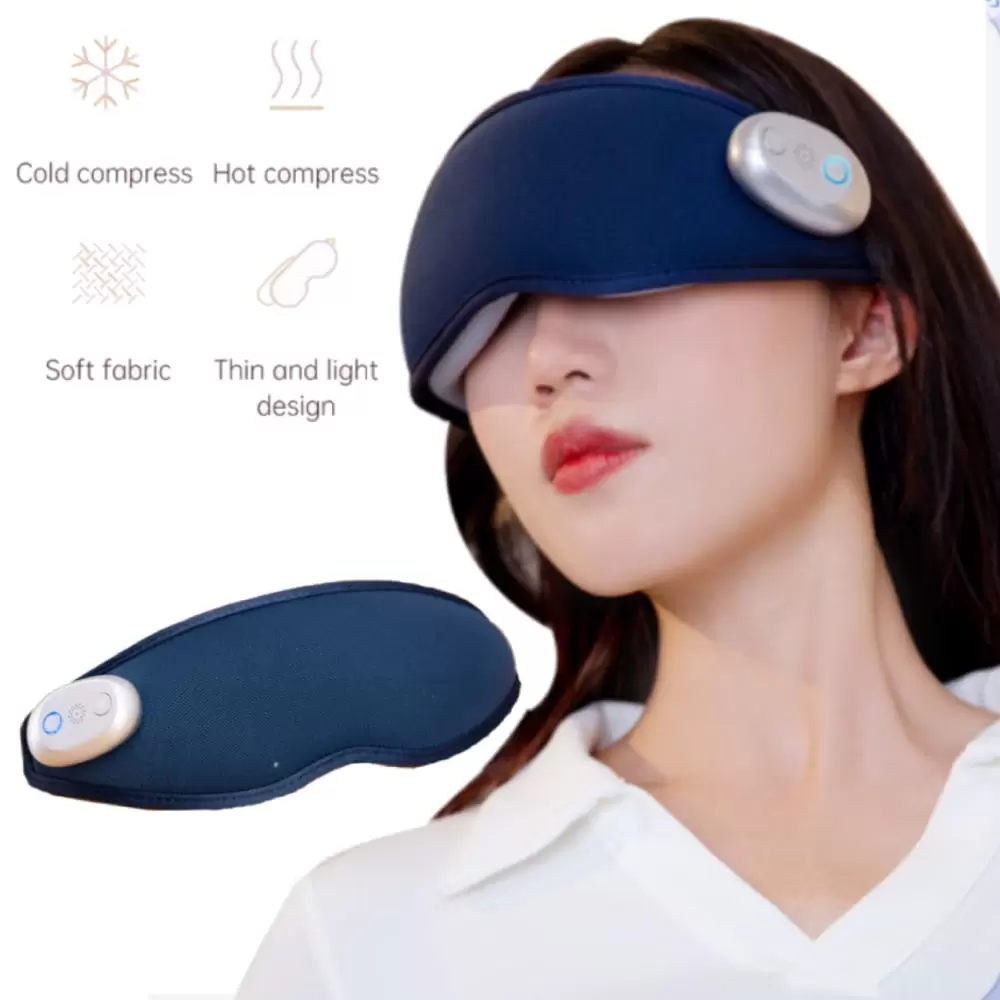 Eye Massager Wireless Smart Voice with Cooling Heating Mask Vibration Eye Care Device Improve Sleep Relief Migraine Relieves Dark Circles