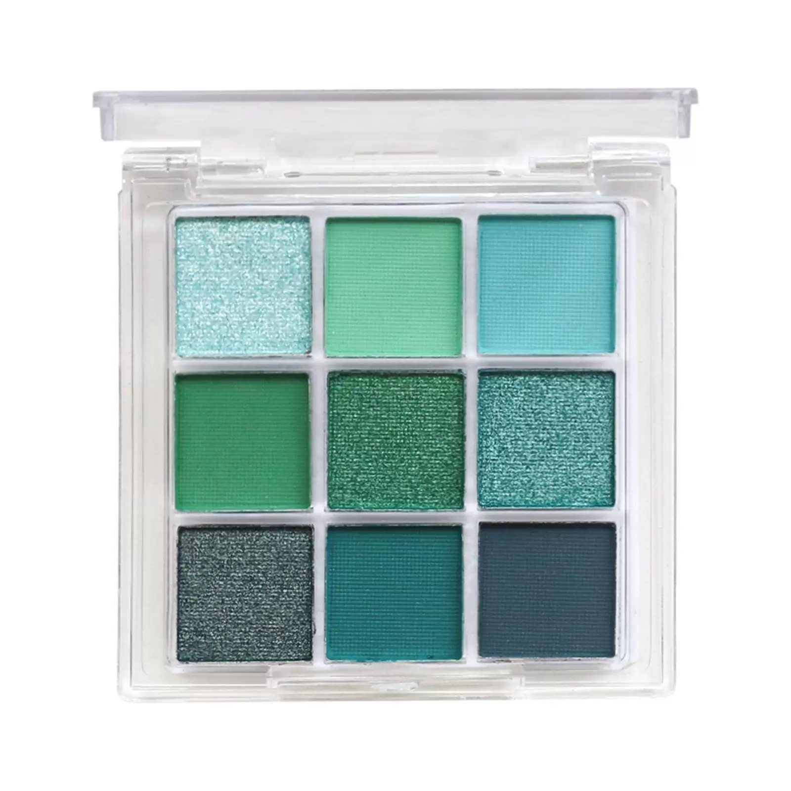 Eyeshadow Palette Nine Color Eye Shadow Plate Green Oil Fruit Color Stage Makeup Pearl Makeup