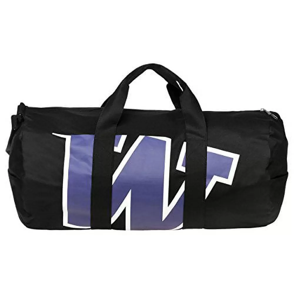 FOCO NCAA Officially Licensed Washington Huskies Vessel Barrel Duffle Bag