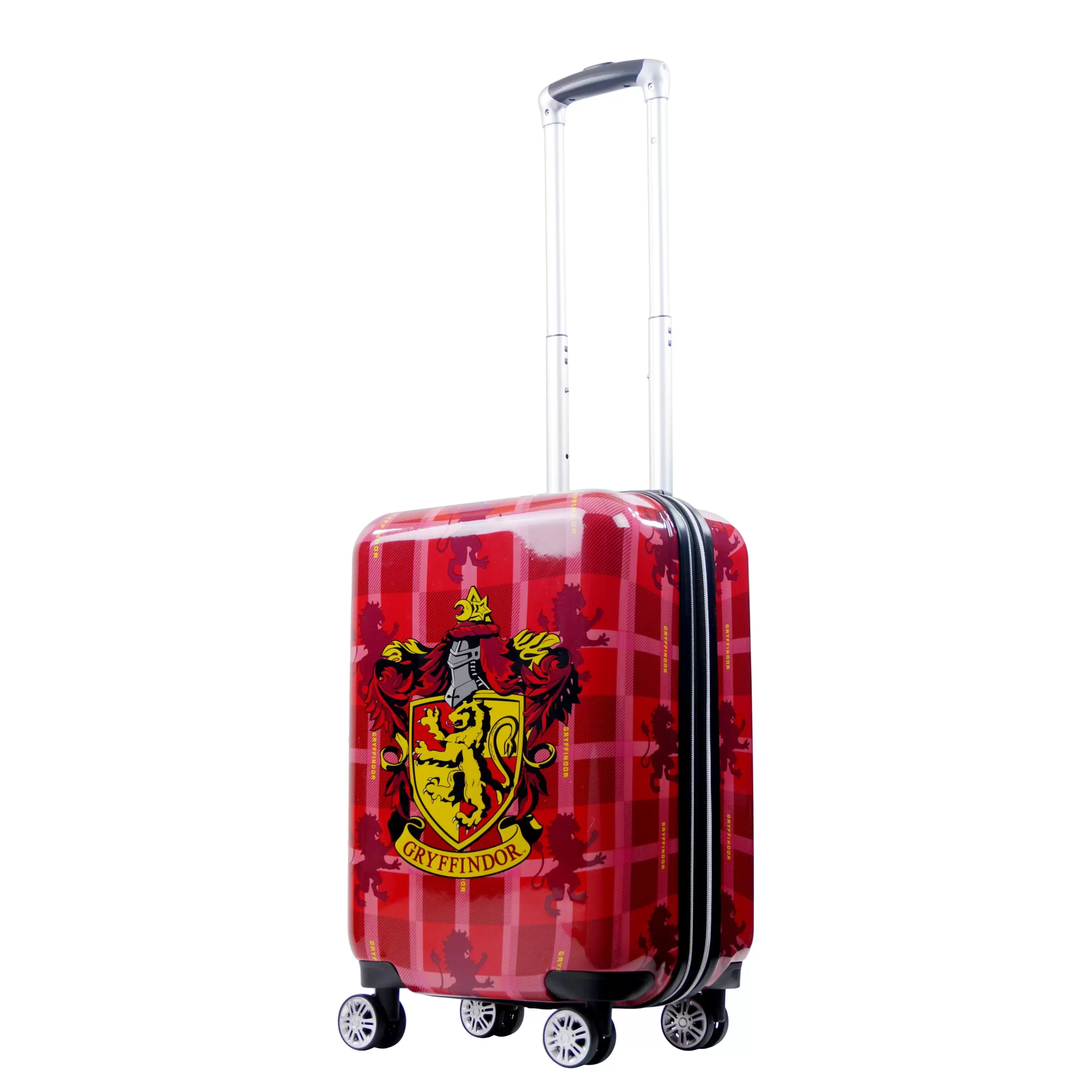 FUL Harry Potter 22 Inch Rolling Luggage. Hardshell Carry On Suitcase with Spinner Wheels. Gryffindor