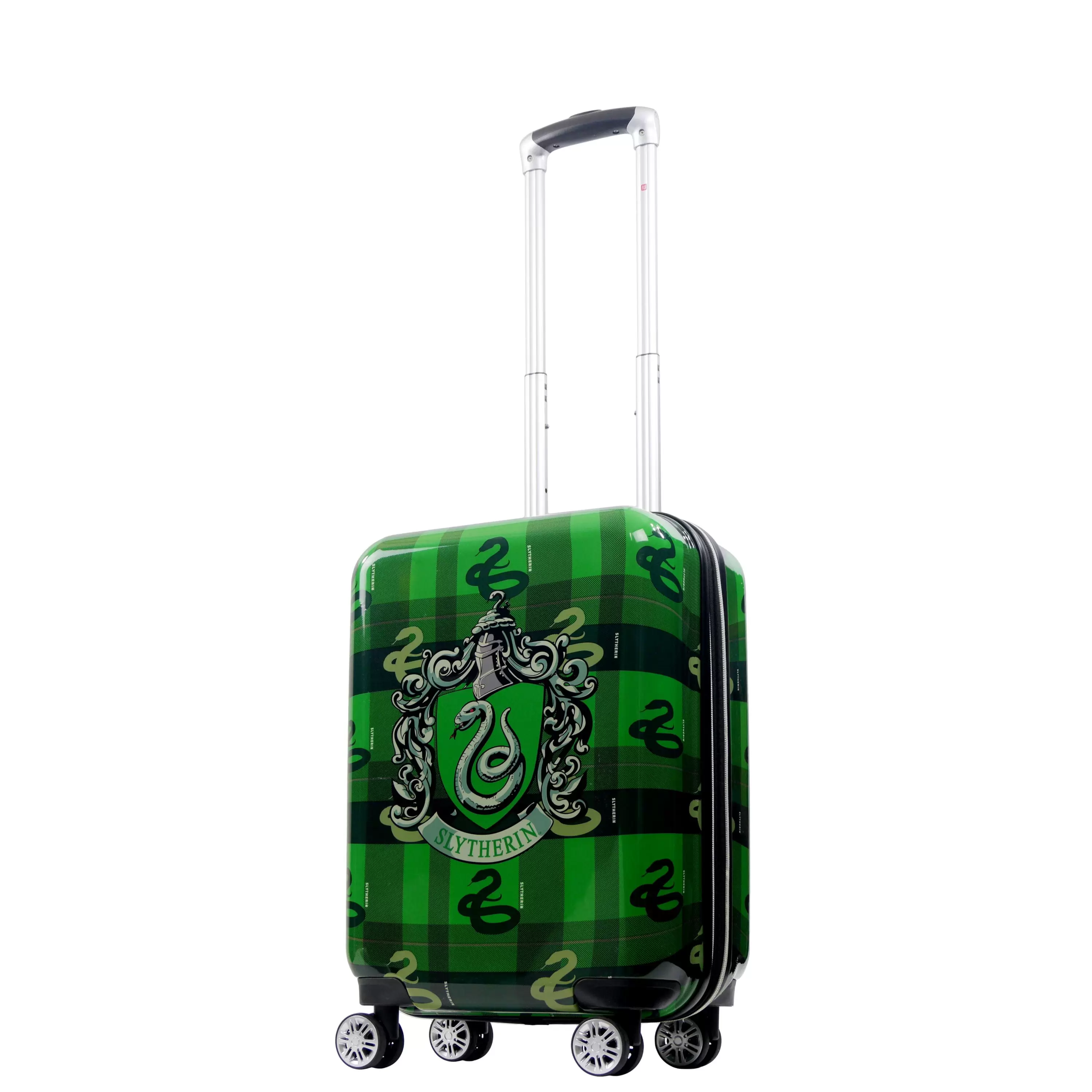 FUL Harry Potter 22 Inch Rolling Luggage. Hardshell Carry On Suitcase with Spinner Wheels. Slytherin