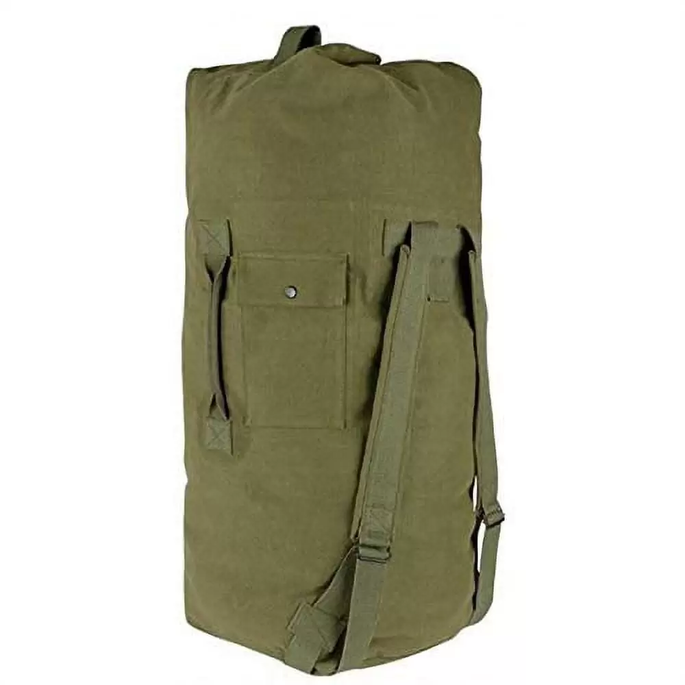 Farm Blue Rugged Two Strap Duffle Bag - Olive Drab Green