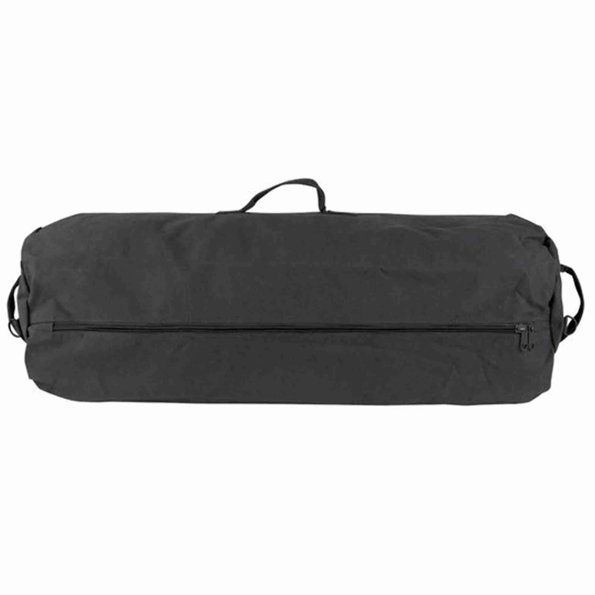 Farm Blue XX Large Duffel Bag with Zipper and Strap- For Camping. Gym. Cargo. Luggage and Go Bags - Men and Women Travel Bags - GI Style Heavy Duty Canvas Army Duffle Bag - 30 x 50 Black