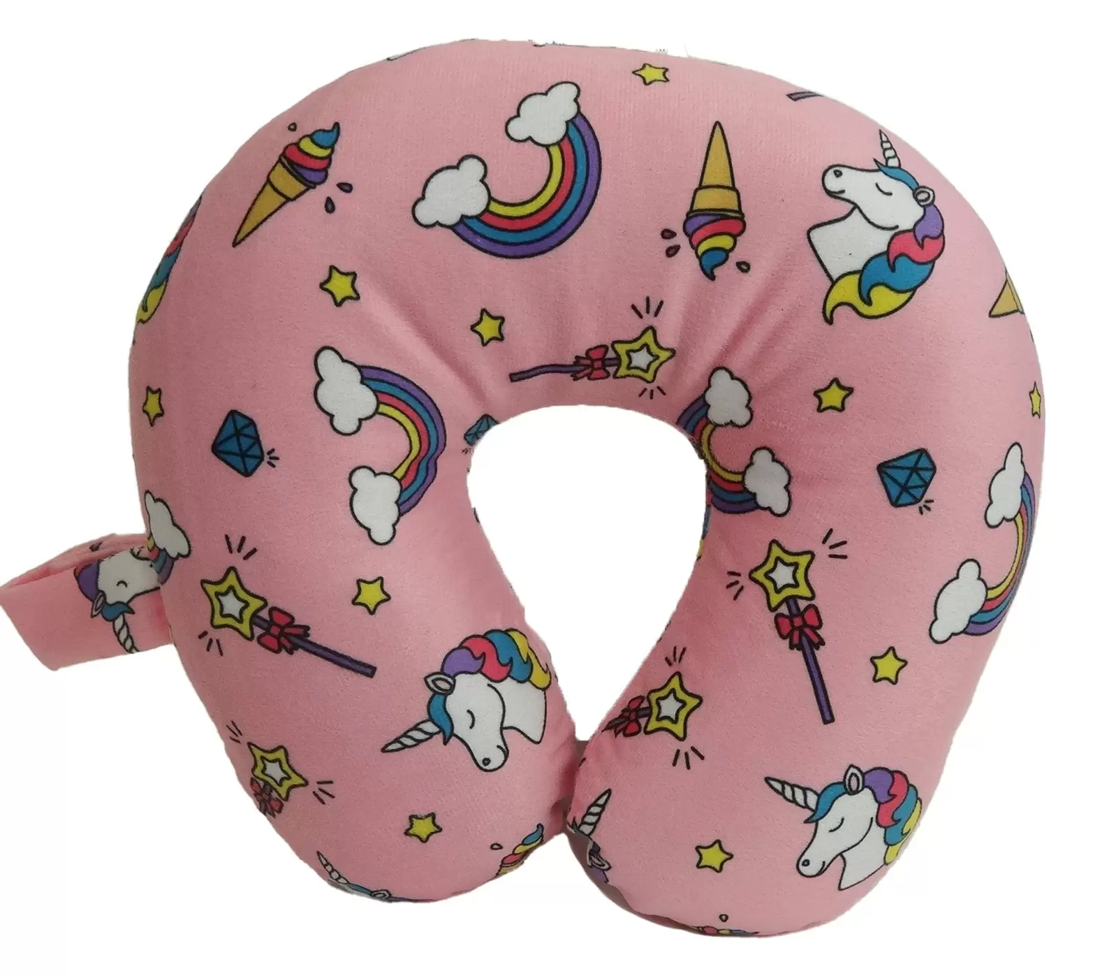 Fiber Filled Travel Neck Pillow - Kids - Prints - 11 x 11