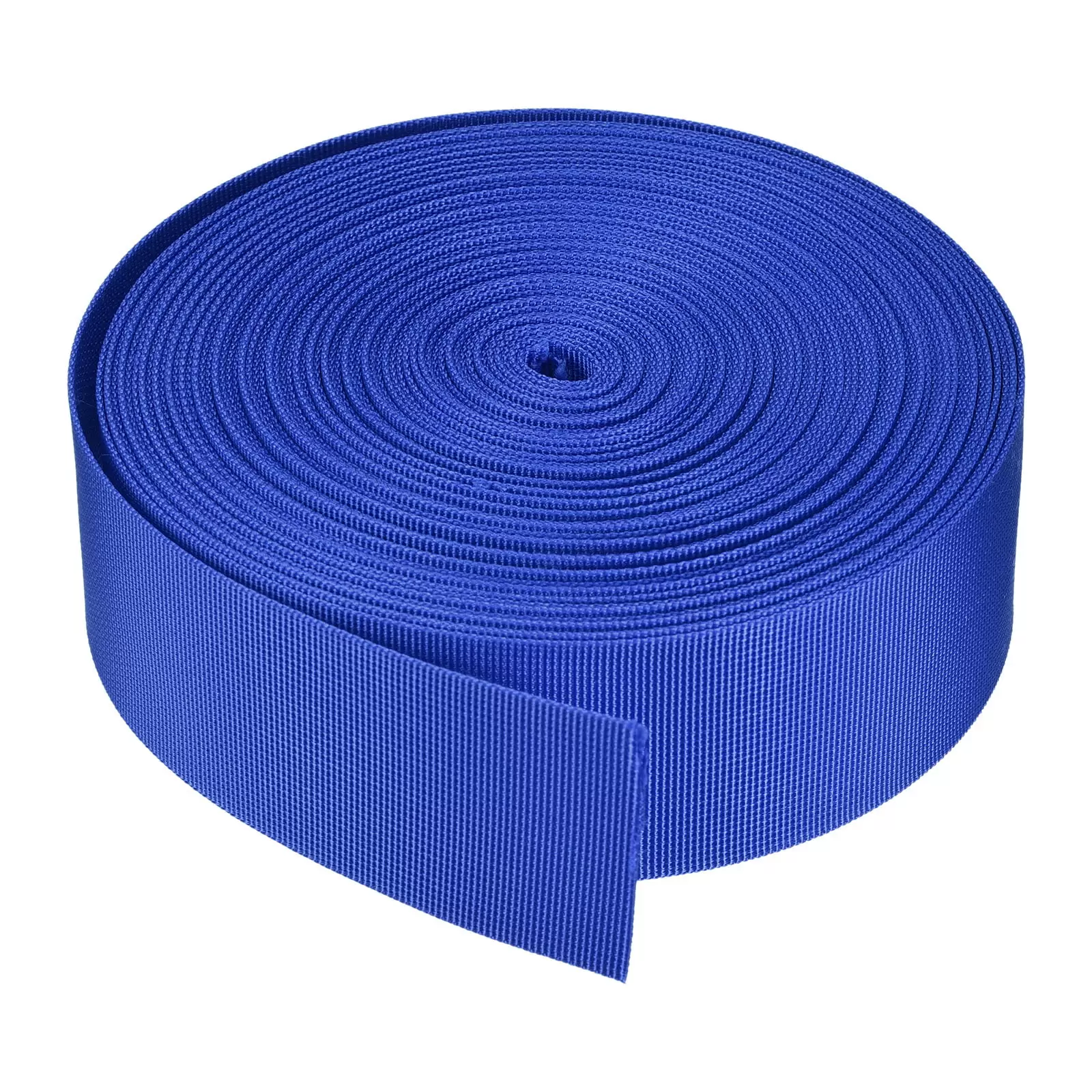 Flat Nylon Webbing Strap 2 Inch 20 Yards Blue for Backpack. Luggage-rack