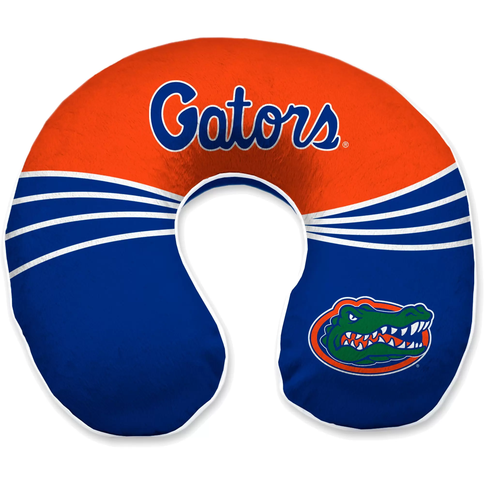 Florida Gators 12'' x 13'' Wave Memory Foam Travel Pillow