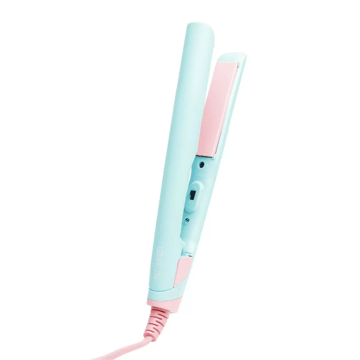 Flower Travel Flat Iron. Compact Mini Straightener with Dual Voltage for Travel