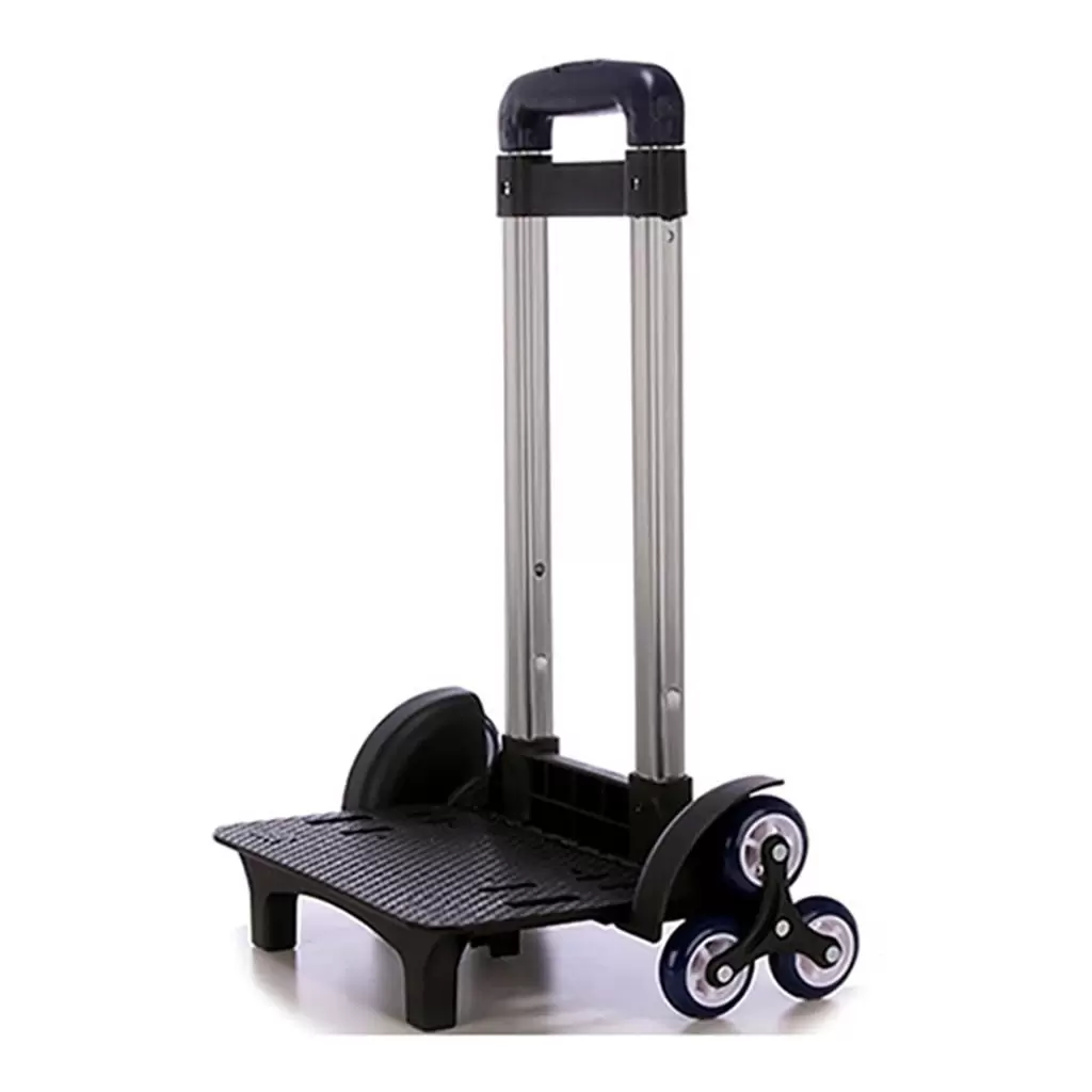 Foldable Trolley Cart 6 Wheels Rolling Luggage Carts Durablel Backpack Trolley Student Luggage Travel Hand Cart for Bags