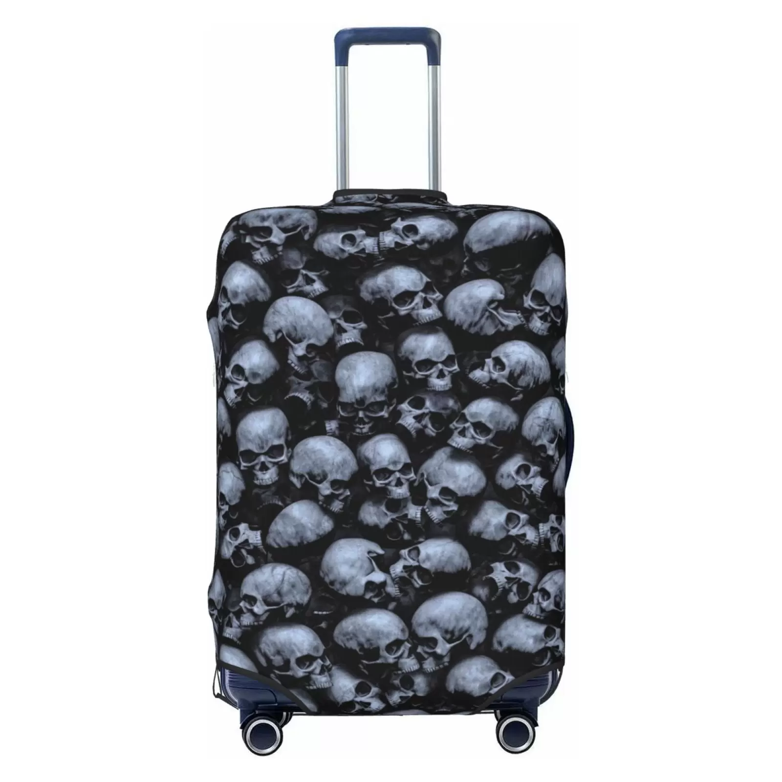 Fotbe Gothic Skull Luggage Cover Protector.Suitcase Cover Protector Fit 18-32 Inch Luggage.Washable Protector Covers Dust And Stratch Resistance