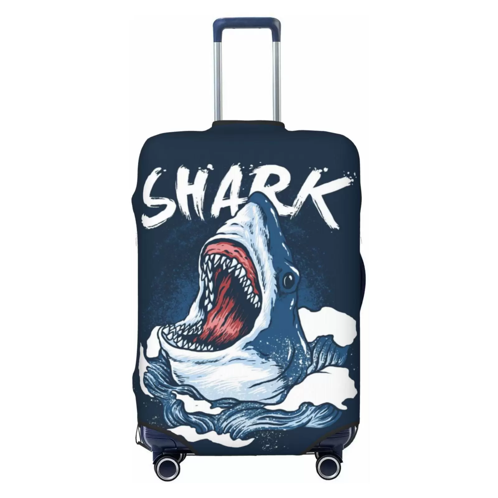 Fotbe Shark Luggage Cover Protector.Suitcase Cover Protector Fit 18-32 Inch Luggage.Washable Protector Covers Dust And Stratch Resistance