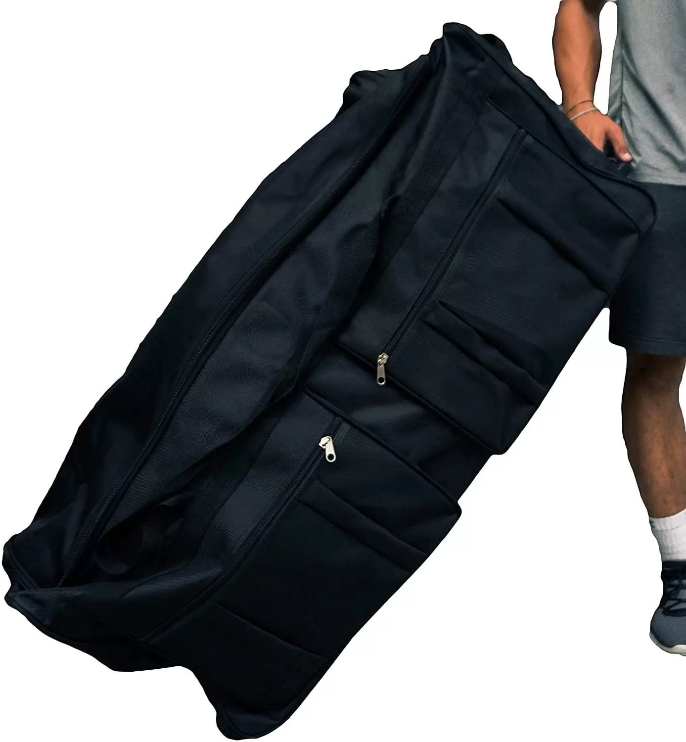 Gothamite 42-inch Rolling Duffle Bag with Wheels. XL Duffle Bag With Rollers