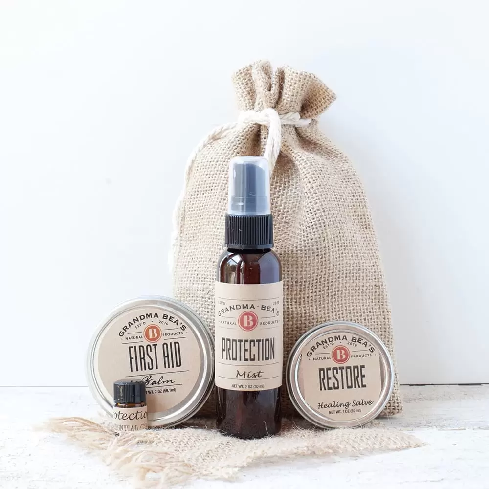 Grandma Bea's Natural Products Gentle Care Wellness First Aid Travel Kit