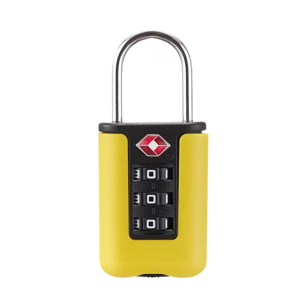 HFLWYWD Lock Contrast Color Padlocks Customs Code Locks 3 Digit Combination Lock?