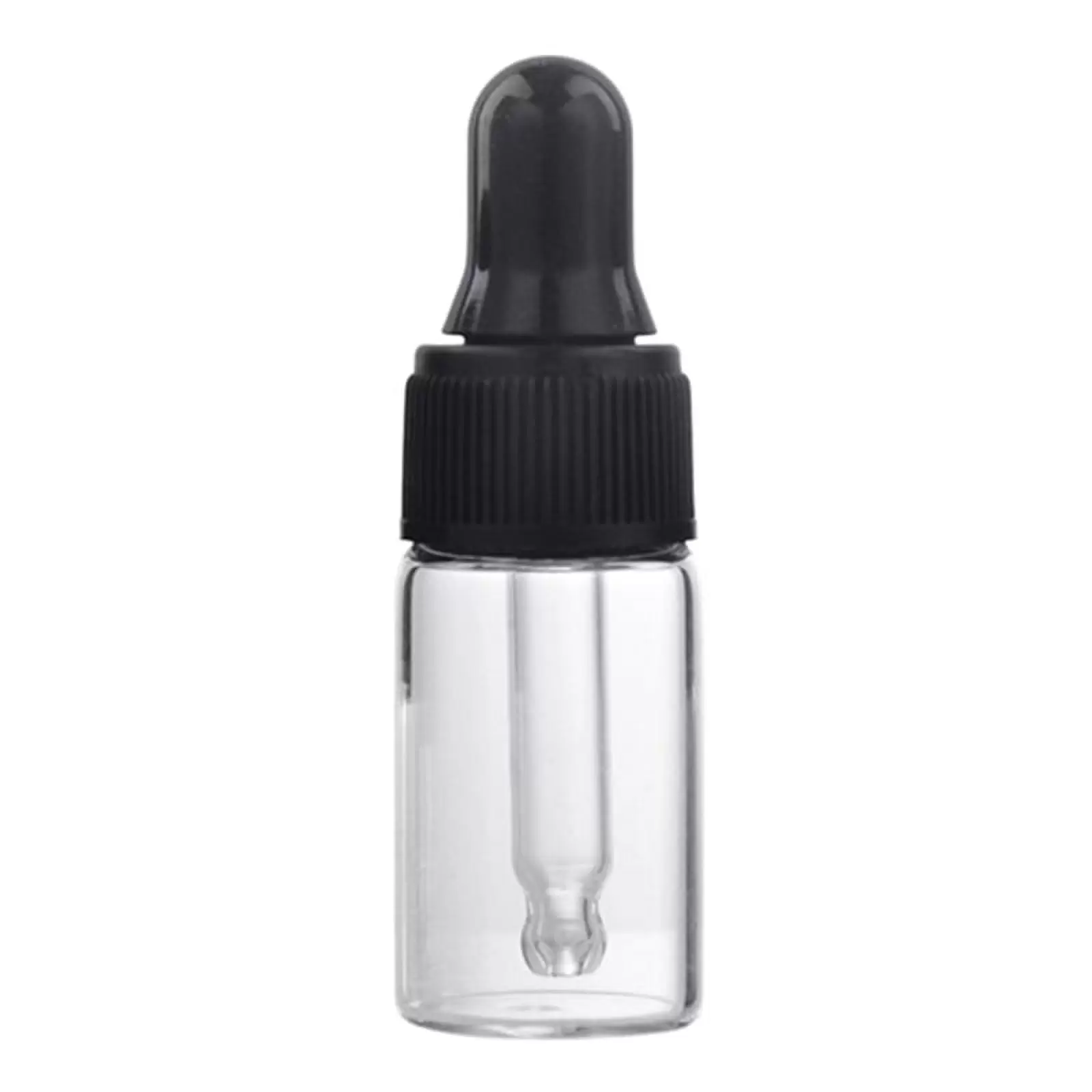 HGYCPP 1ml/2ml/3ml Refillable Clear Mini Empty Glass Dropper Bottle Travel Aromatherapy Liquid Dispenser for Essential Oil