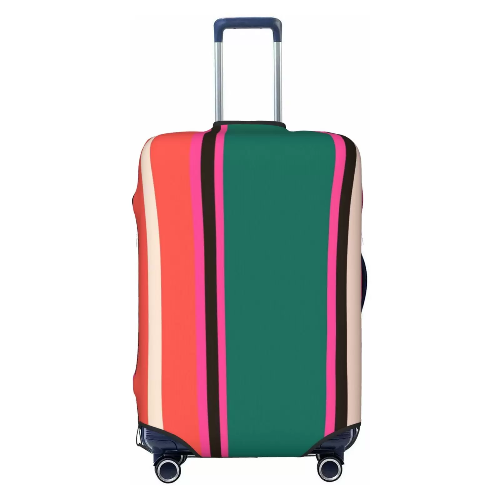 Haiem Vertical Stripes Luggage Cover.Durable. Washable Suitcase Protector With Anti-Scratch Technology - Keep Your Luggage Looking New Small