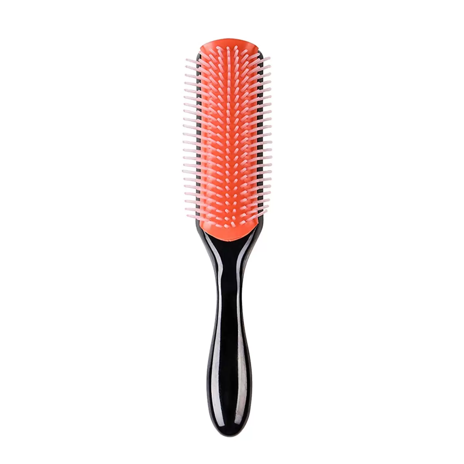 Hair Brush For Natural Curly Hair Black 9 row d3 Classic Styling Travel Detangling Bristle Detangler Wet Mini Small Shower Wavy Drying Plastic Comb. Woman Man Denim Gifts