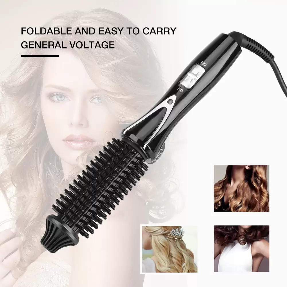 Hair Roller. Hair Curler Hair Brush Curler Iron Ceramic Tourmaline Hair Curling For Traveling For People