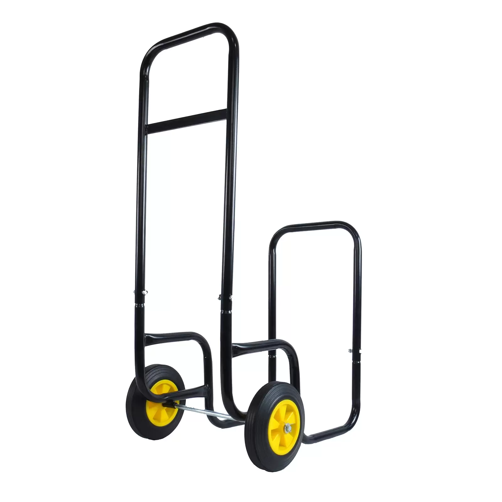 Hand Truck Dolly 2 Wheel Dolly Cart And 4 Wheel Push Cart With Swivel Wheels 330 LBS Capacity Heavy-Duty Luggage Trolley Cart For Moving Warehouse Garden Grocery