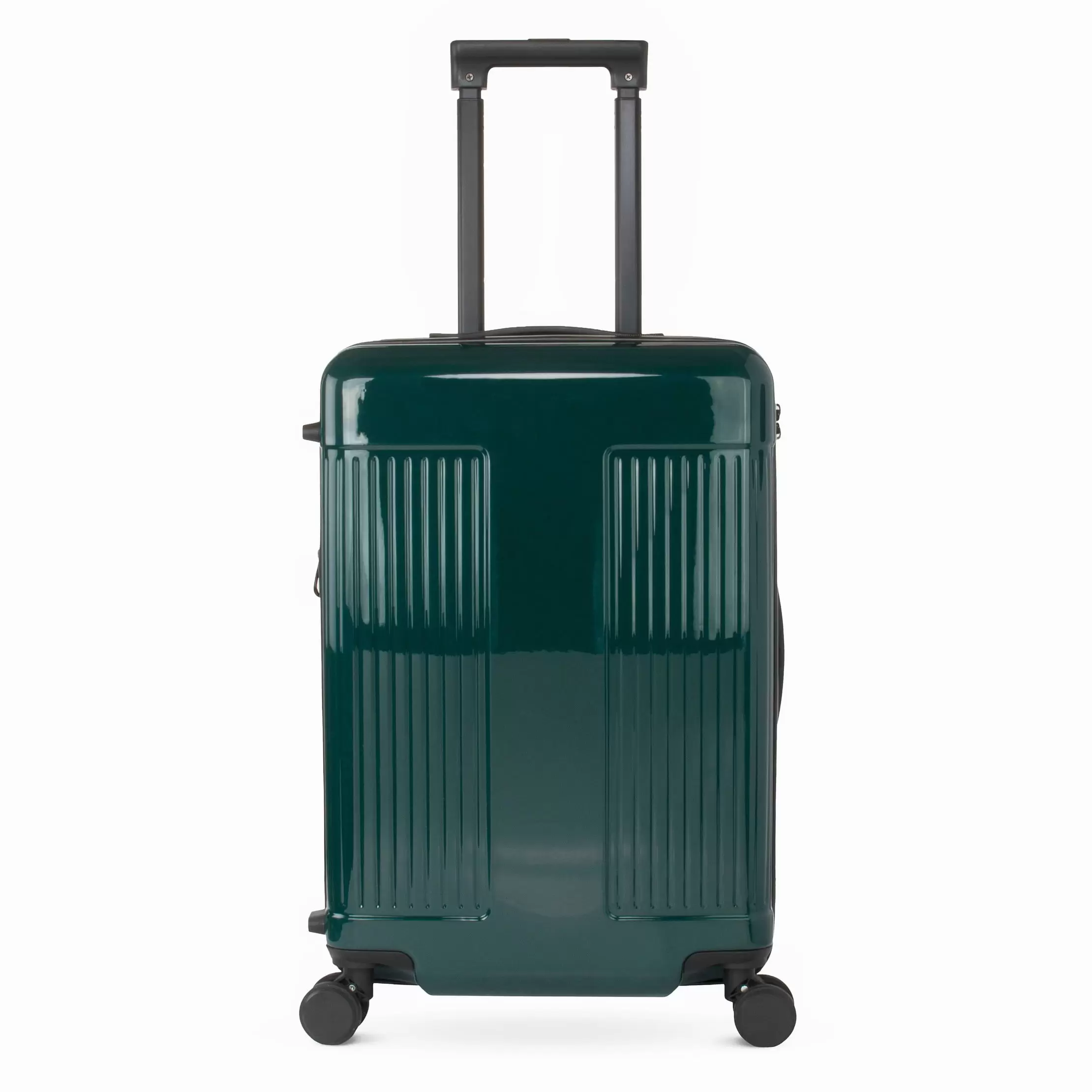 Hardside Expandable Carry On Expandable Spinner Suitcase - Black Forest