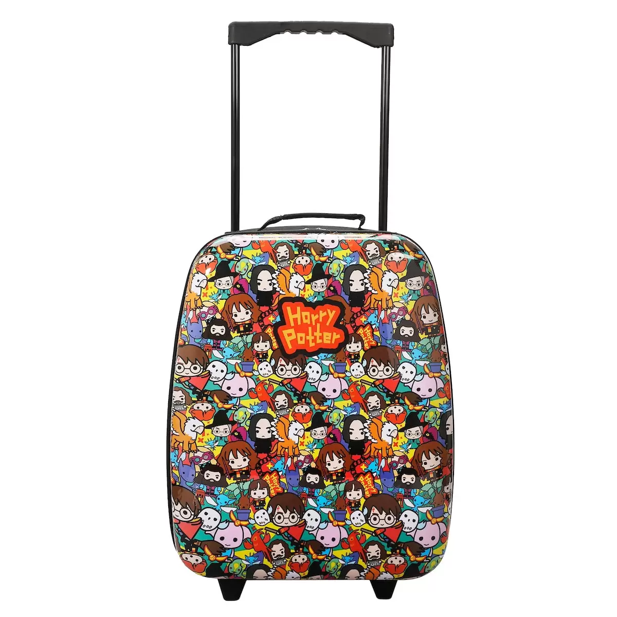 Harry Potter Chibi Wizards & Creatures Kids Foldable 2 Wheel Hard Shell Luggage