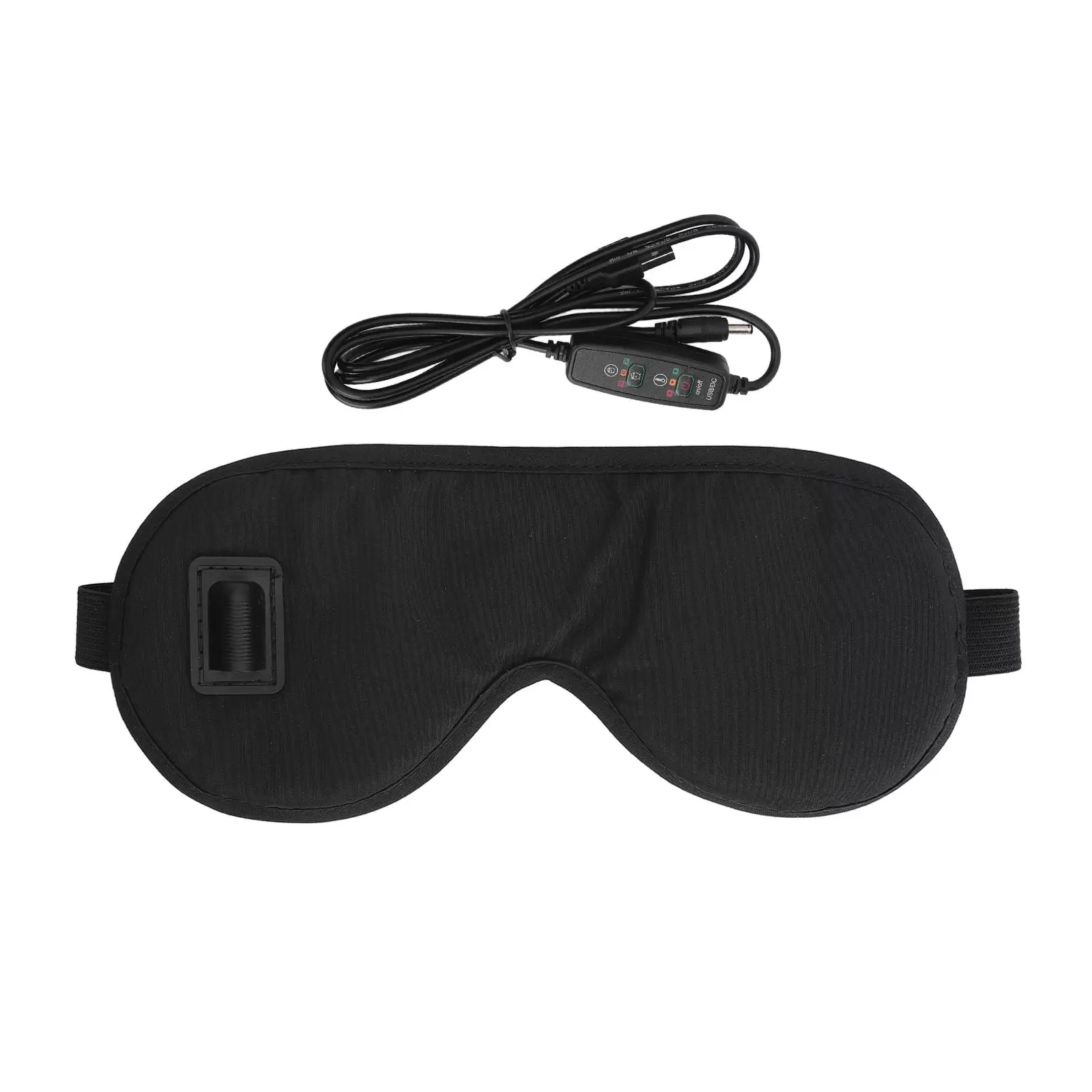 Heated Eye Mask 3 Temp Modes Fast Heating USB Powered Safe Voltage Eye Heating Pad for Home Travel Office