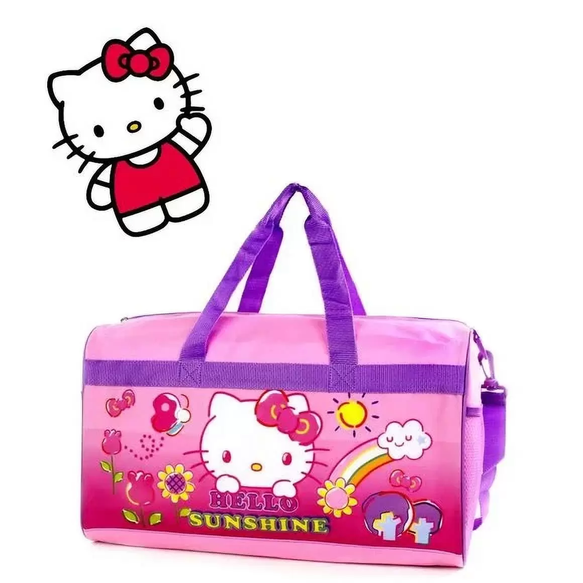 Hello Kitty 18 Duffel Travel Bag Hello Kitty Perfect for Clothes Toys Sleepover