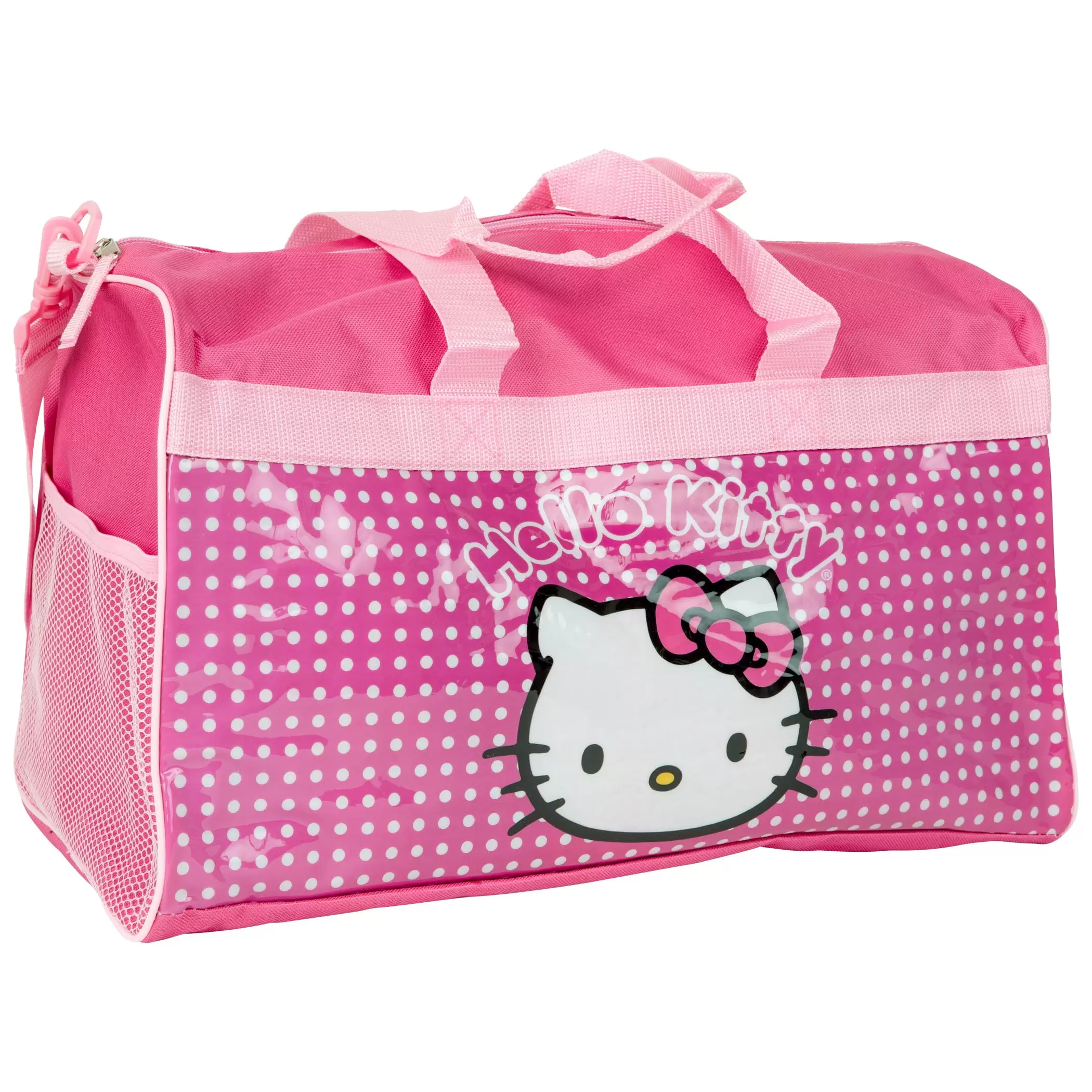 Hello Kitty Duffle Bag with PVC Printed Panel