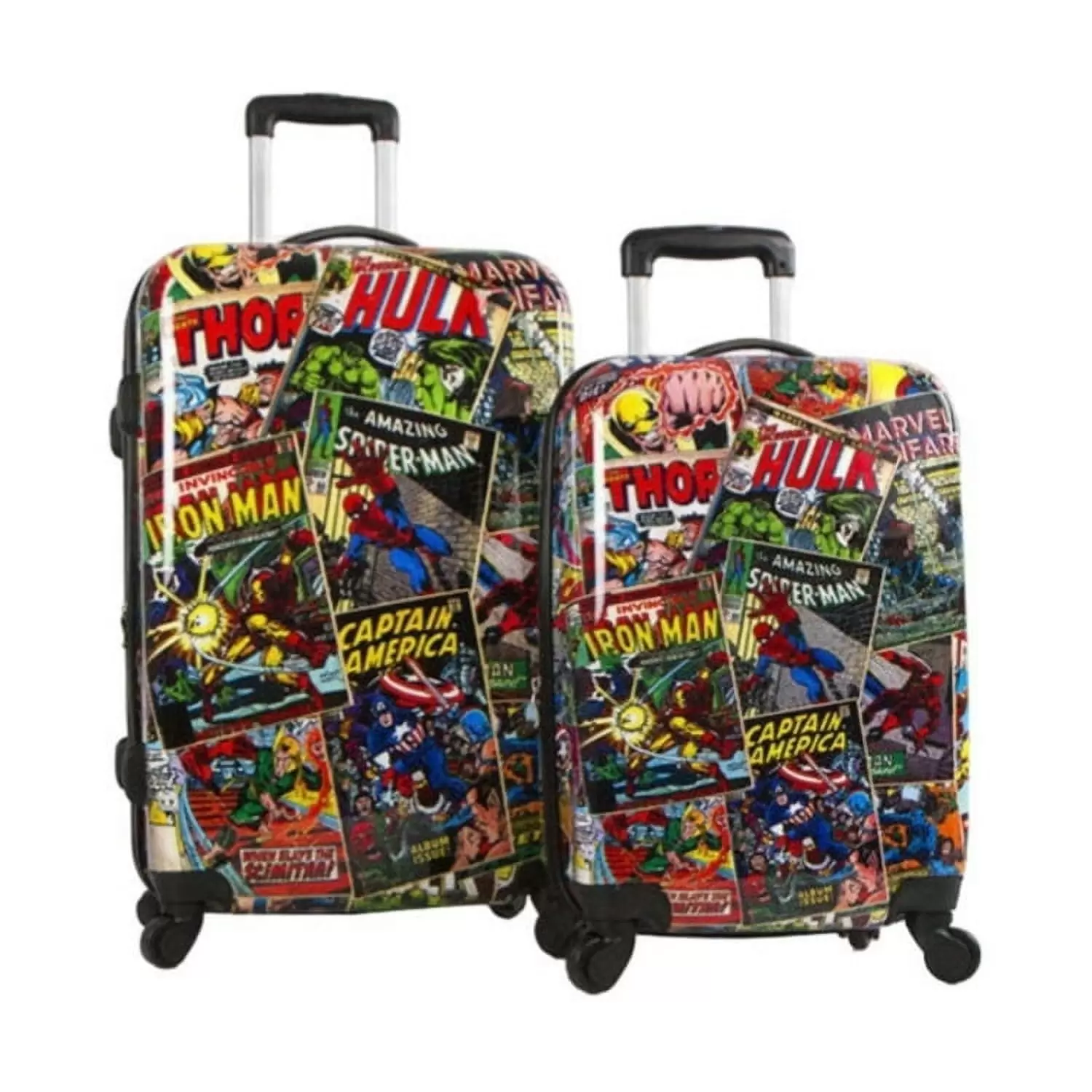 Heys Marvel Comics Hardside 2pc Set Spinner Luggage