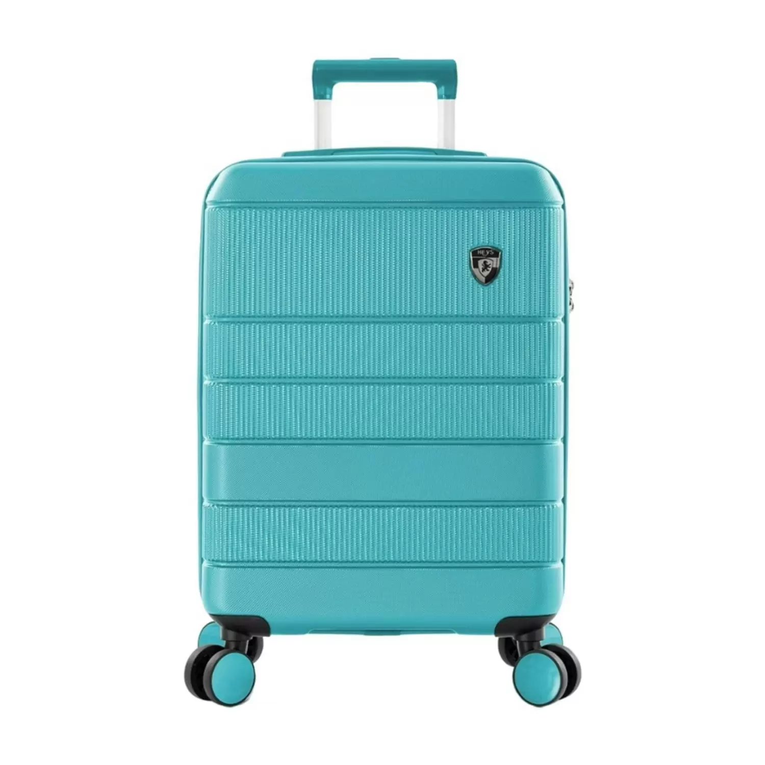 Heys Neo 21-Inch Carry-On Luggage with 360-Degree Dual Spinner Wheel and Push Button Handle (Aqua)