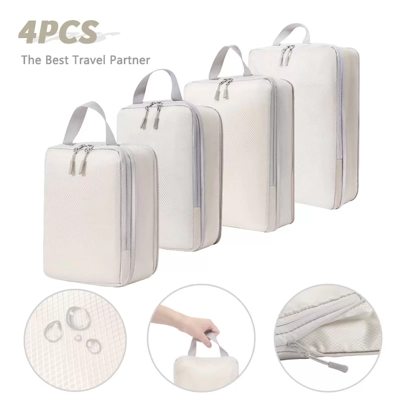 Hyindoor Compression Packing Cubes .Luggage Packing Organizers for Travel Accessories