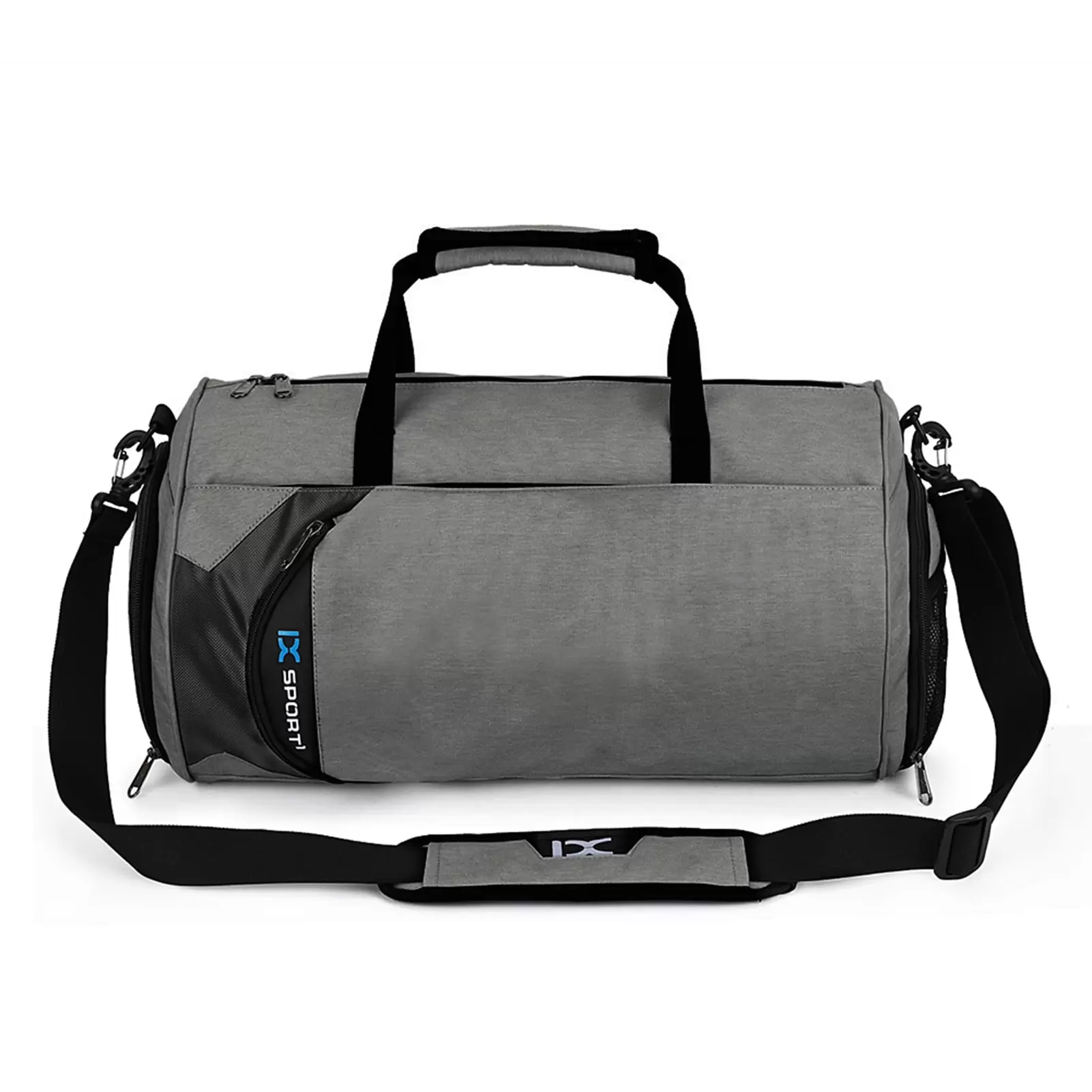 IX 30L Waterproof Travel Duffele Bag with Separate Shoe Compartment for Men Women Gym Tote Bag