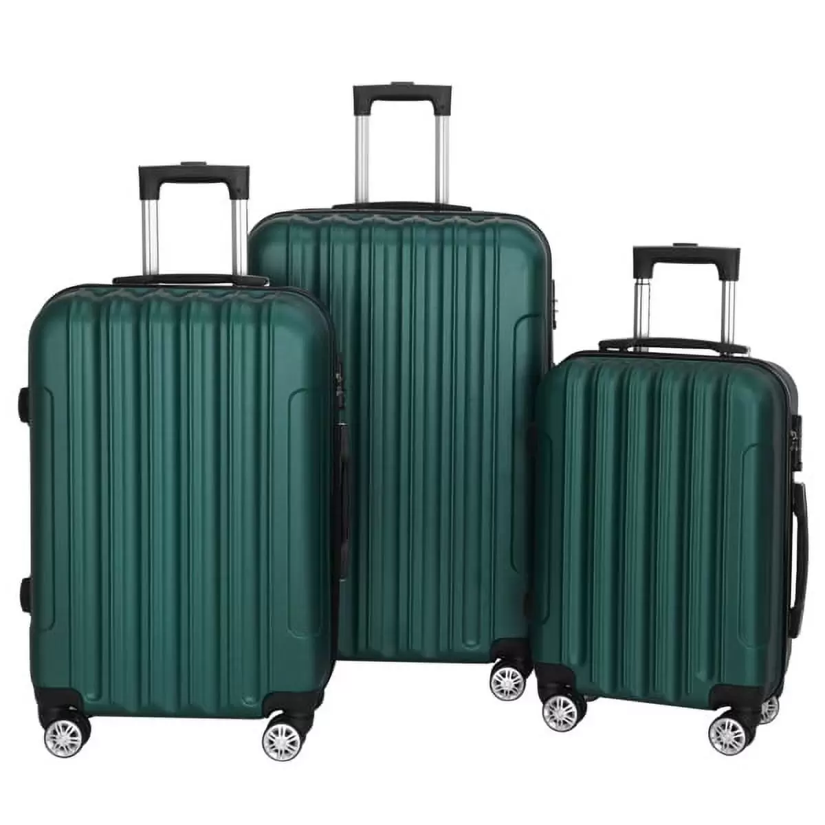 Imerelez 3-in-1 Multifunctional Large Capacity Traveling Storage Suitcase Dark Green