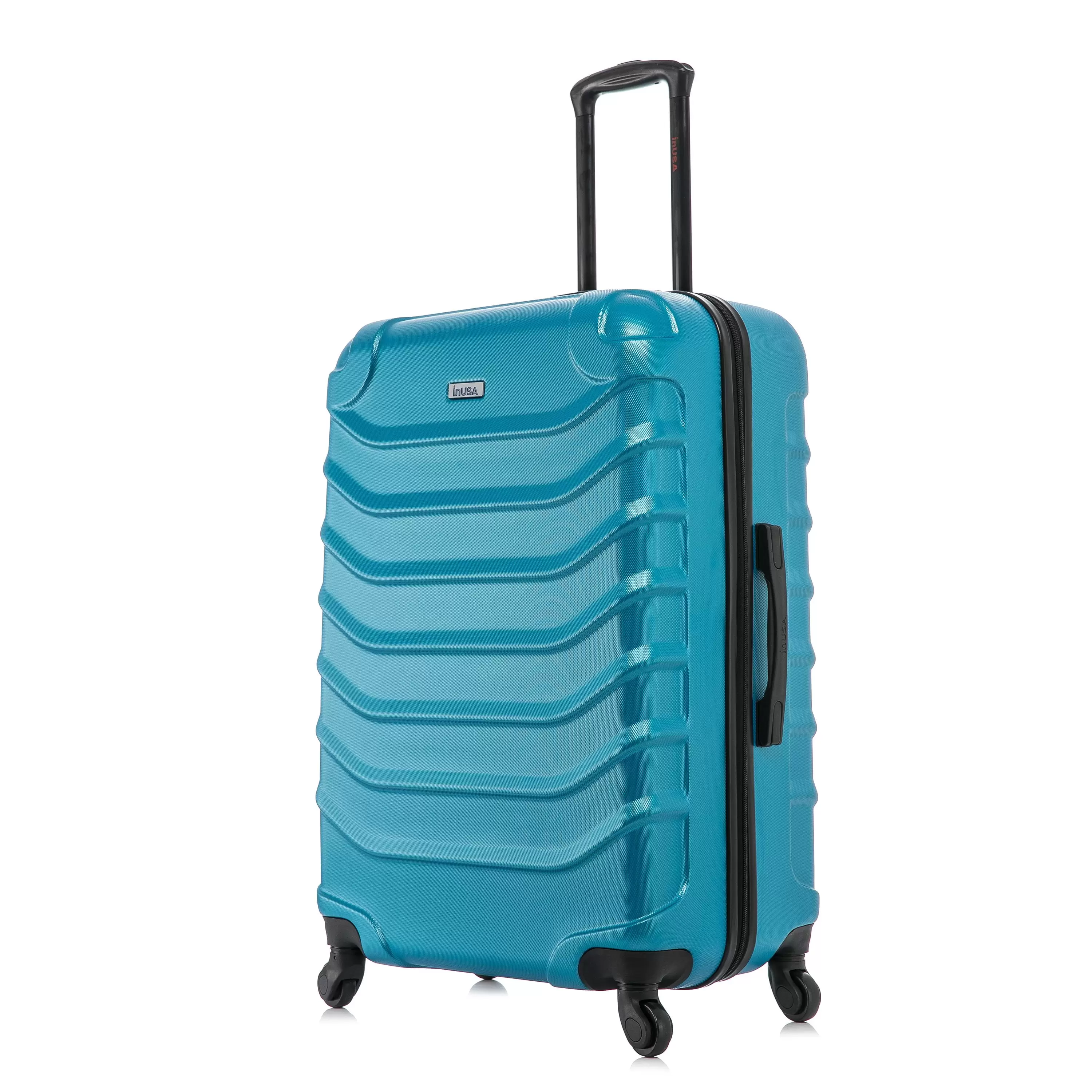 InUSA Endurance 28 Hardside Lightweight Luggage with Spinner Wheels. Handle. and Trolley. Teal