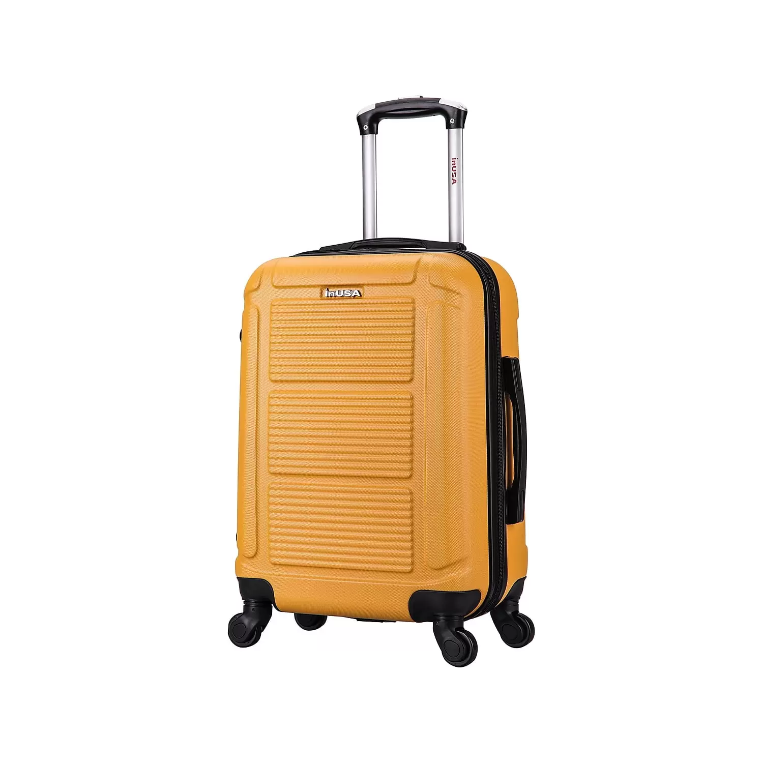 InUSA Pilot Plastic Carry-On Luggage Mustard (IUPIL00S-MUS)