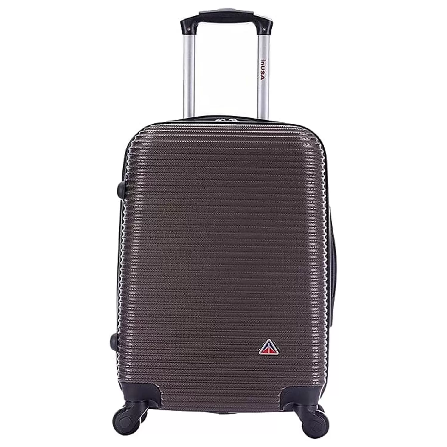 InUSA Royal PC/ABS Plastic Carry-On Luggage Brown (IUROY00S-BRO)