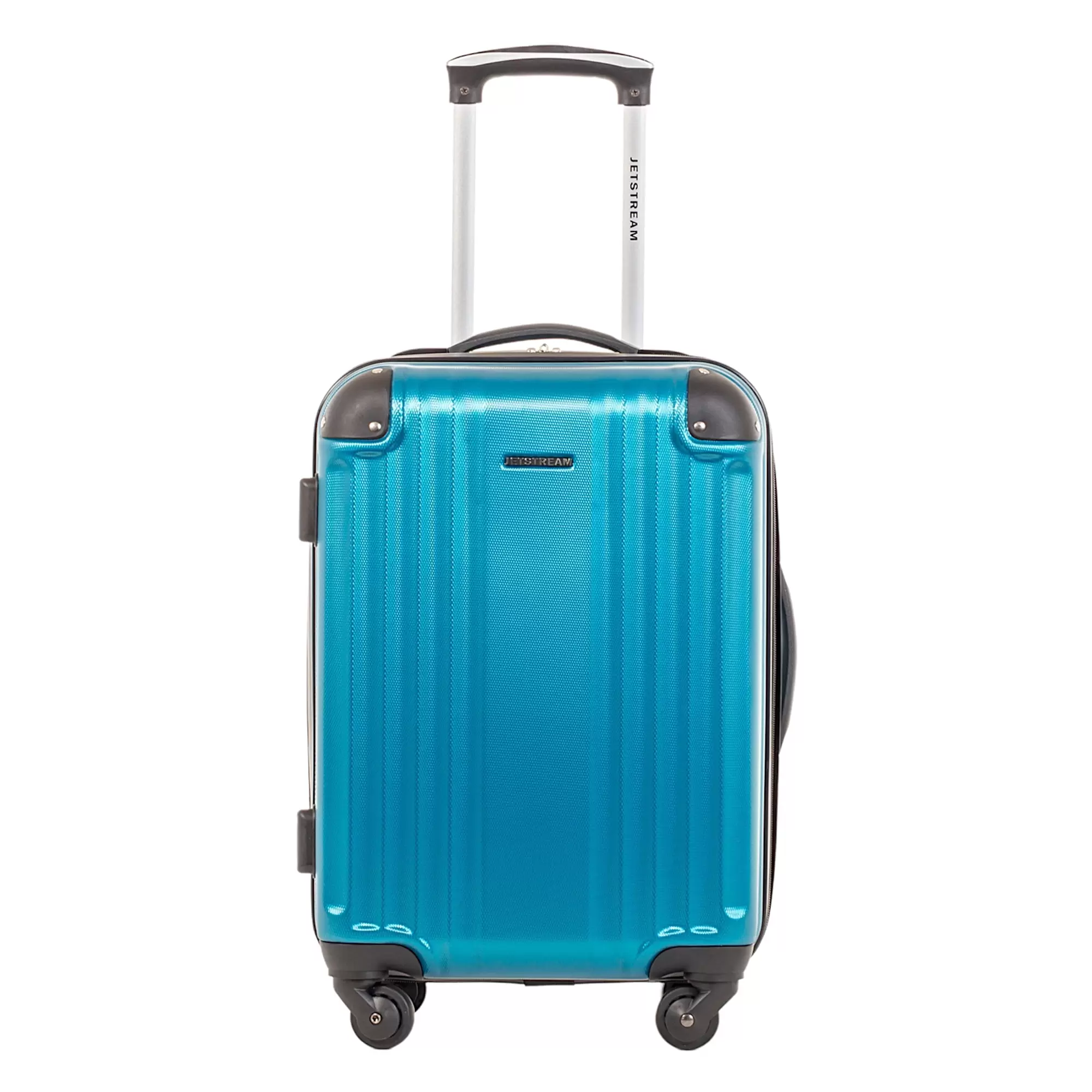 Jetstream 20-inch Hardside Rolling Spinner Carry On Luggage. Teal