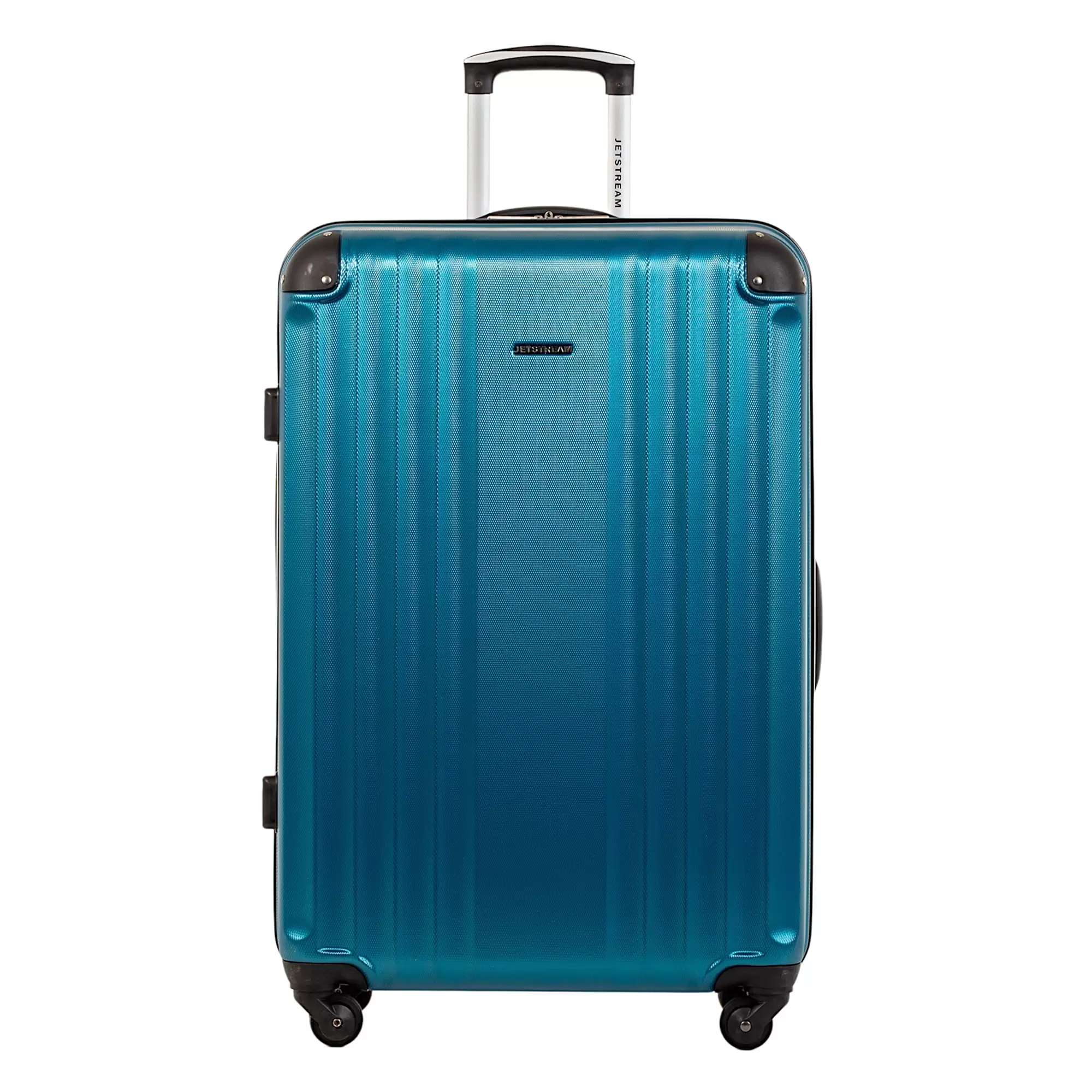 Jetstream 28-inch Hardside Rolling Spinner Checked Luggage. Teal