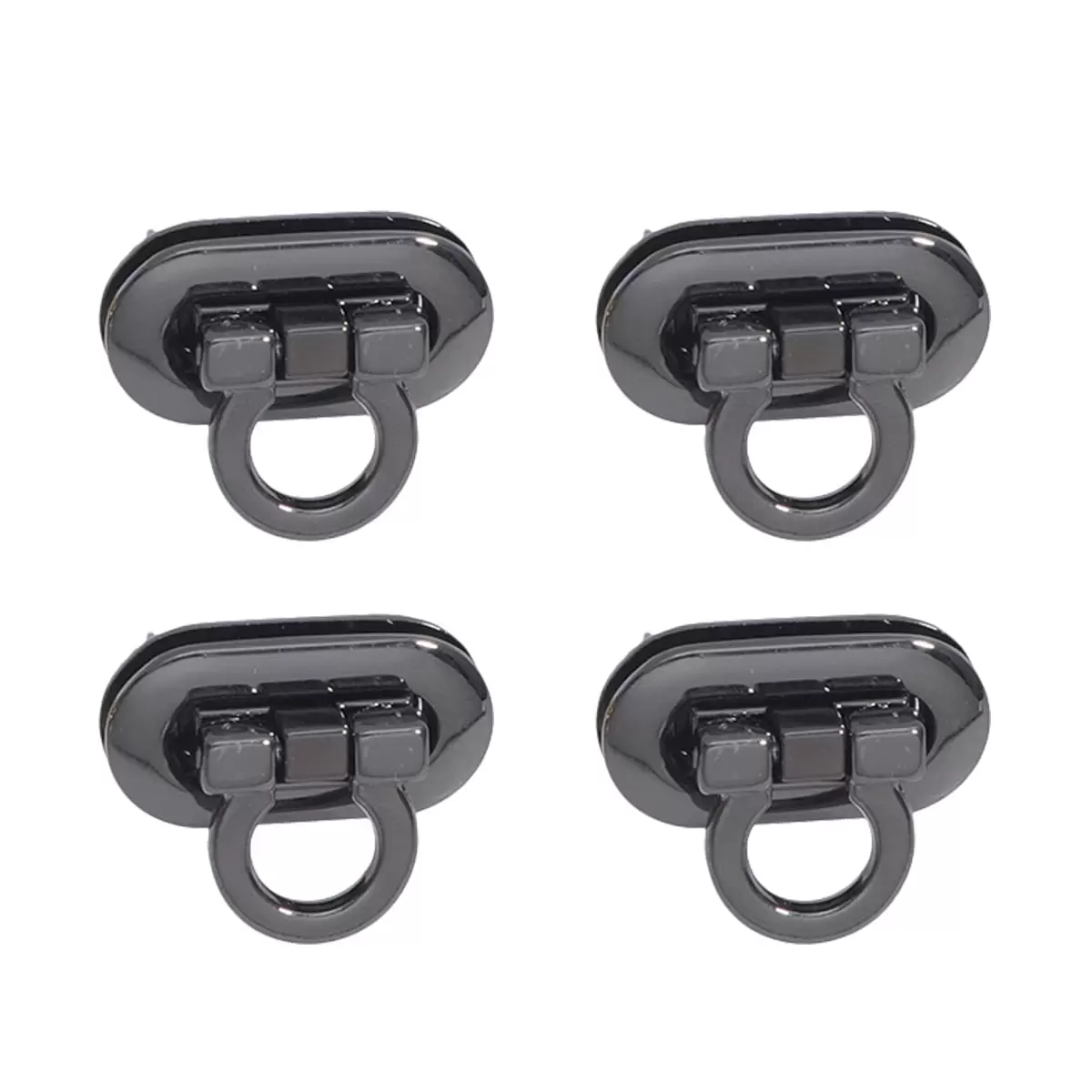 Jibingyi 4PCS Metal Lock Practical Mortise Lock Bags Suitcases Accessories Lock Bag Handbag Lock Color 2