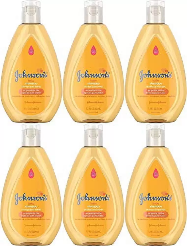 Johnson's Baby Shampoo. Travel Size. 1.7 Ounce (Pack of 6)